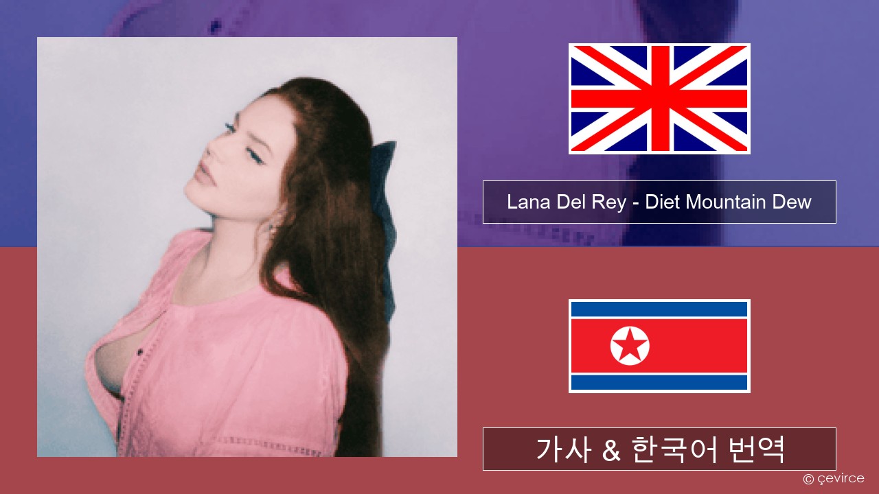 Lana Del Rey – Diet Mountain Dew (The Flight Demo) 영어 가사 & 한국어 번역