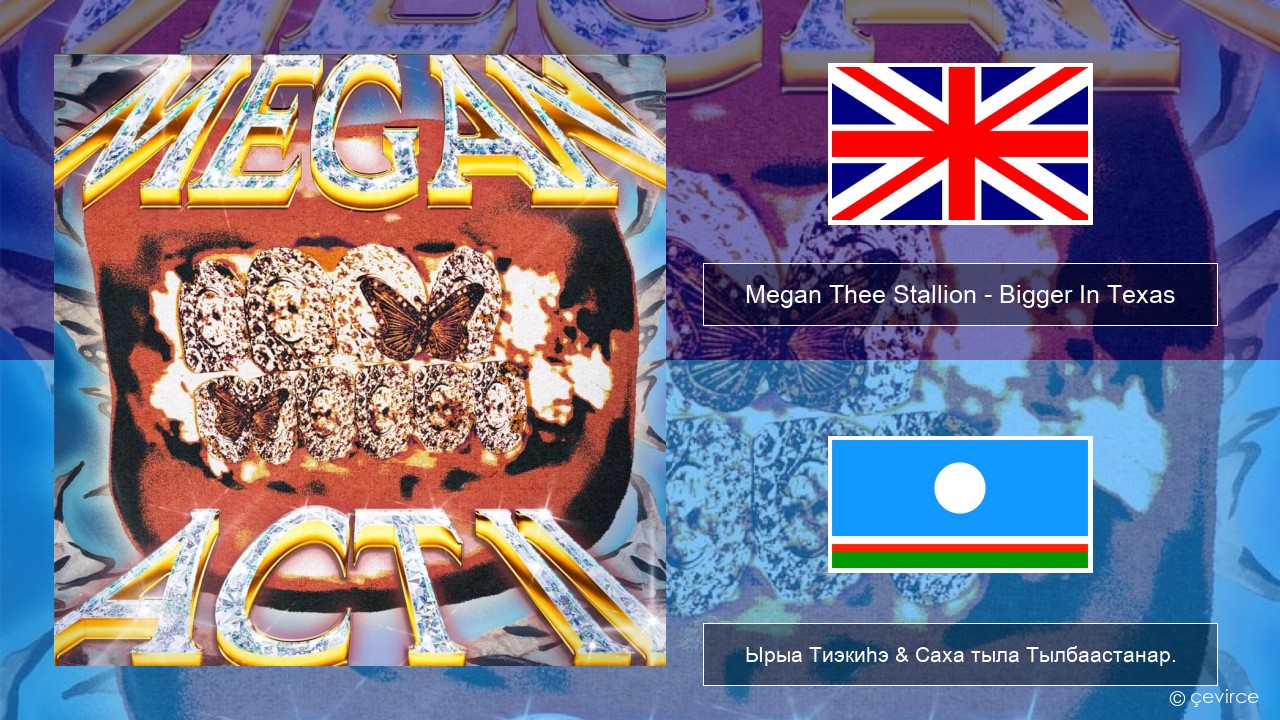 Megan Thee Stallion – Bigger In Texas Английскай Ырыа Тиэкиһэ & Саха тыла Тылбаастанар.