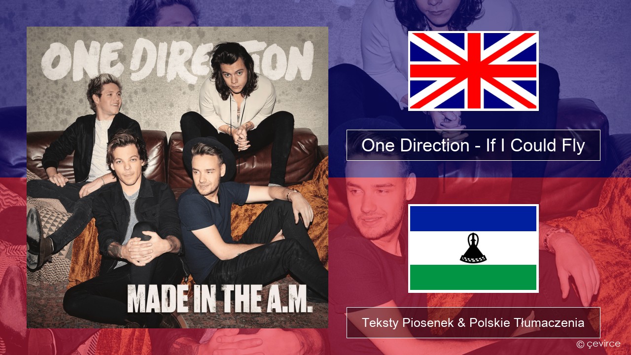 One Direction – If I Could Fly Polski Teksty Piosenek & Polskie Tłumaczenia