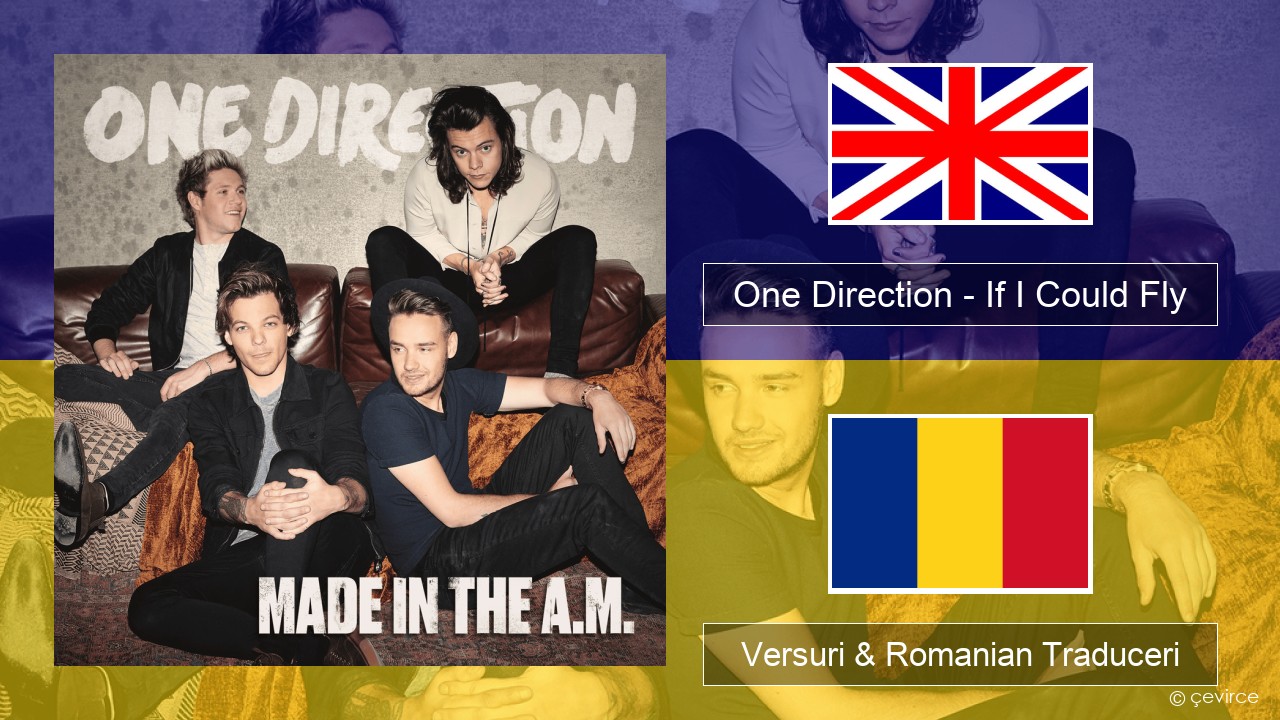 One Direction – If I Could Fly Română Versuri & Romanian Traduceri