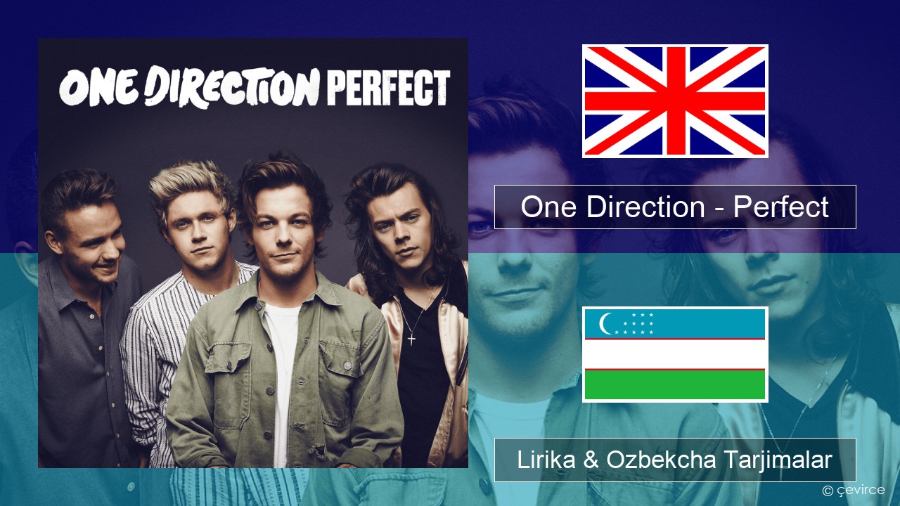 One Direction – Perfect Ingliz tili Lirika & Ozbekcha Tarjimalar