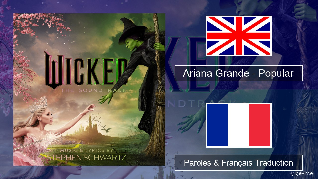 Ariana Grande – Popular Anglais Paroles & Français Traduction