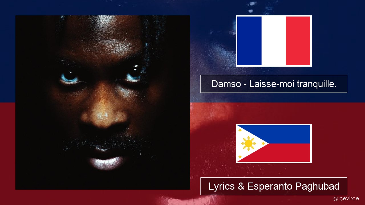 Damso – Laisse-moi tranquille. Pransiya Lyrics & Esperanto Paghubad