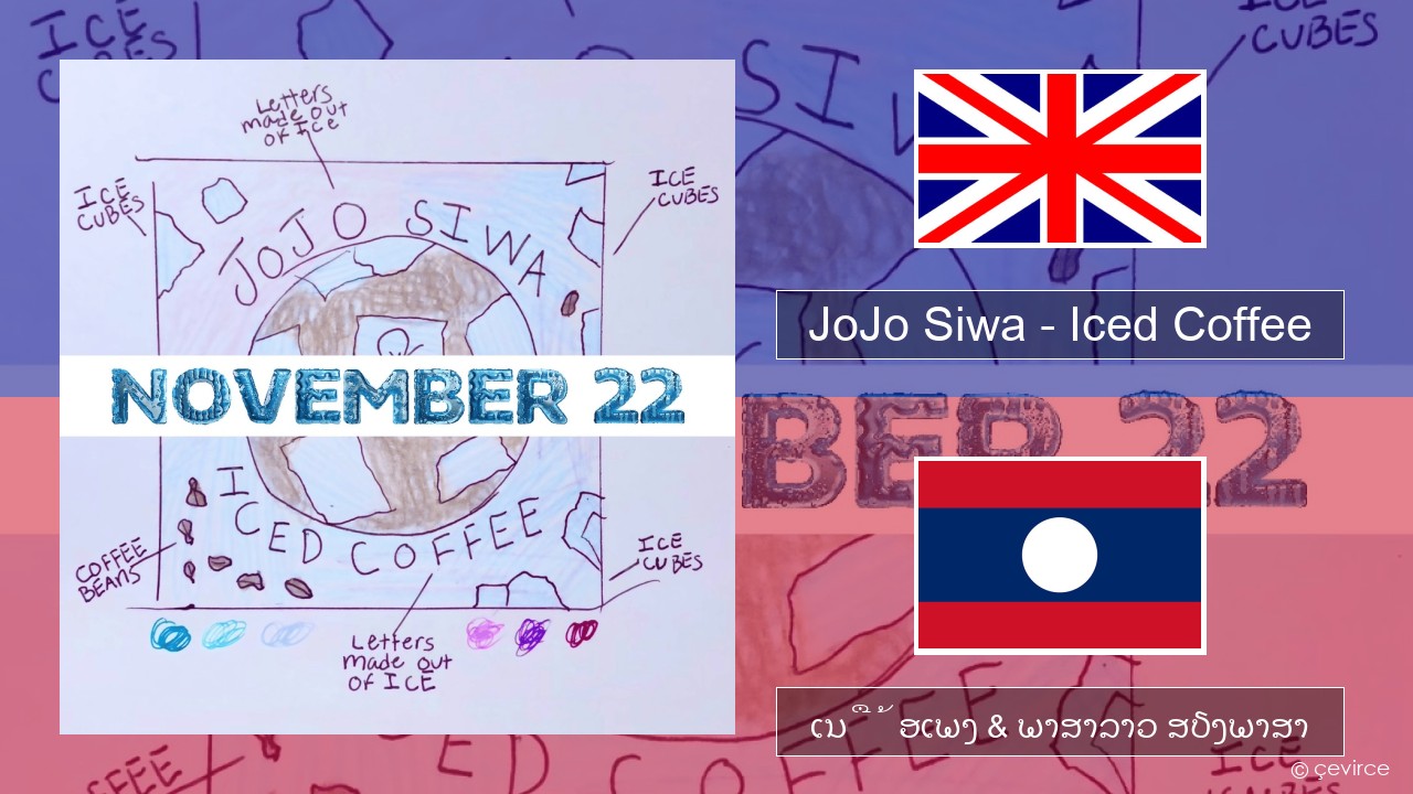 JoJo Siwa – Iced Coffee ອັງກິດ ເນື້ອເພງ & ພາສາລາວ ສຽງພາສາ
