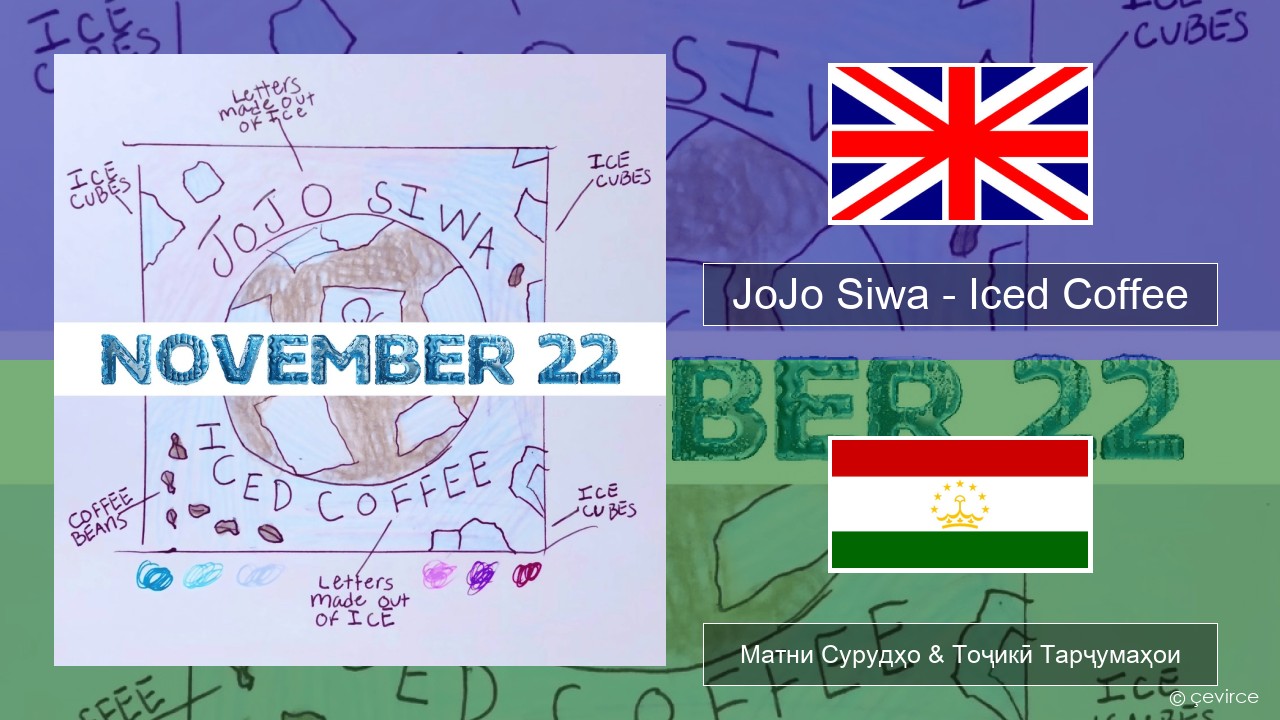 JoJo Siwa – Iced Coffee English Матни Сурудҳо & Тоҷикӣ Тарҷумаҳои