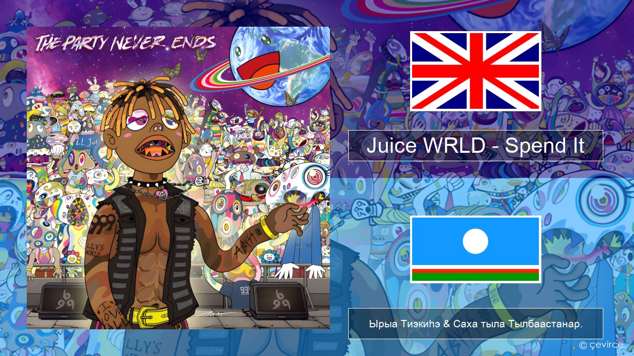Juice WRLD – Spend It Английскай Ырыа Тиэкиһэ & Саха тыла Тылбаастанар.