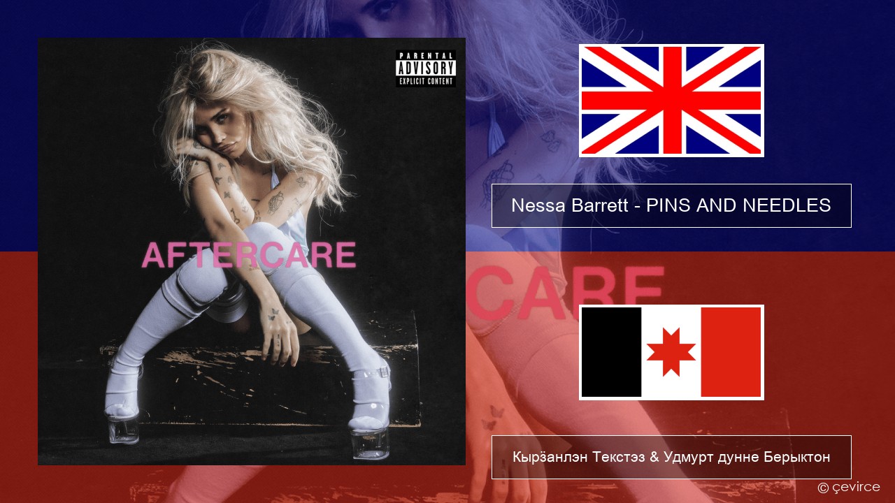 Nessa Barrett – PINS AND NEEDLES Англи Кырӟанлэн Текстэз & Удмурт дунне Берыктон