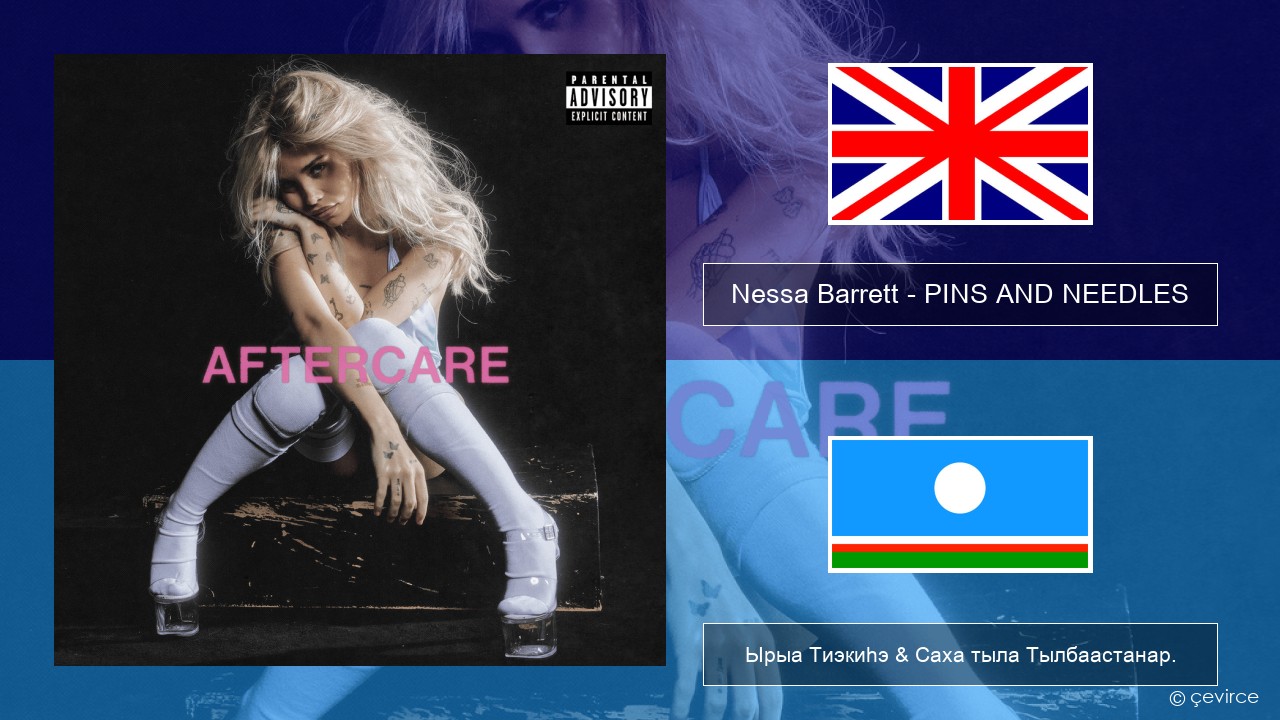 Nessa Barrett – PINS AND NEEDLES Английскай Ырыа Тиэкиһэ & Саха тыла Тылбаастанар.