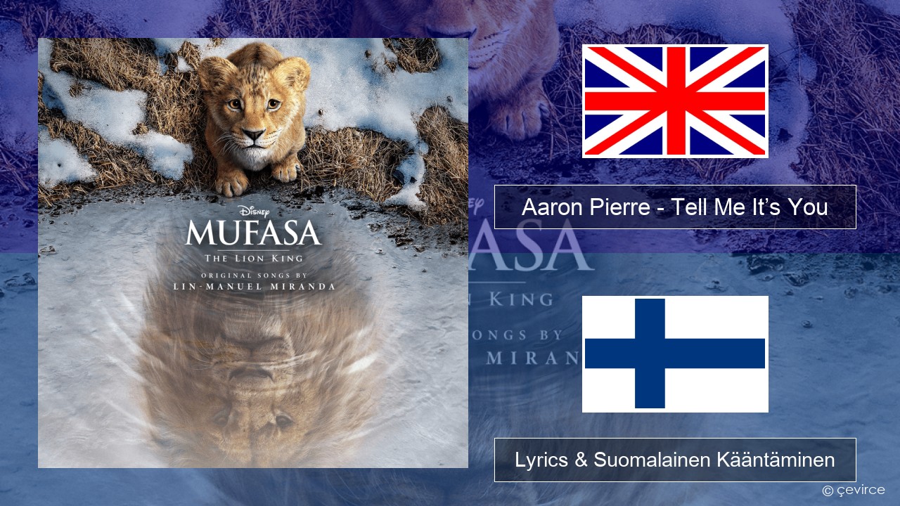 Aaron Pierre – Tell Me It’s You Englanti Lyrics & Suomalainen Kääntäminen
