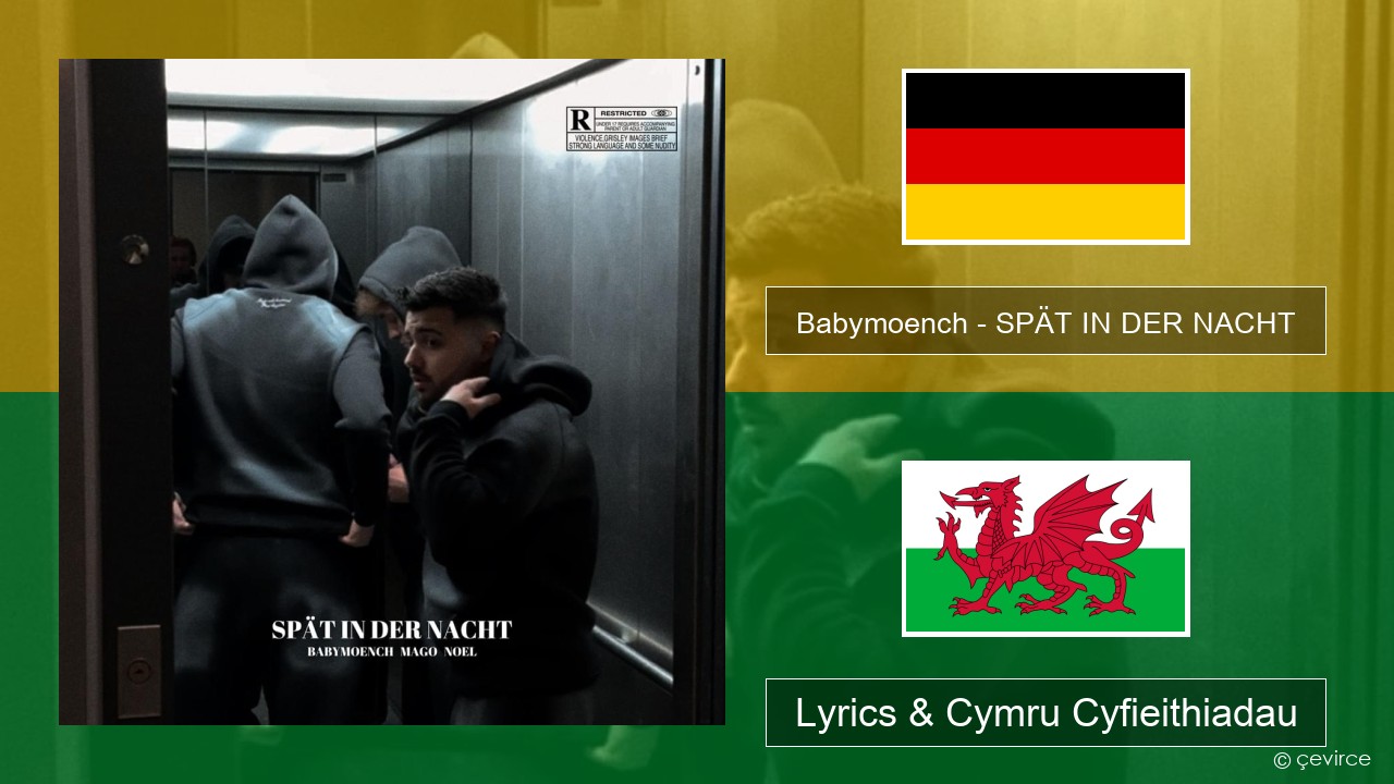 Babymoench – SPÄT IN DER NACHT Almaeneg Lyrics & Cymru Cyfieithiadau