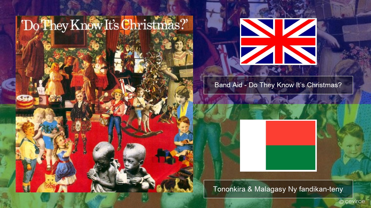 Band Aid – Do They Know It’s Christmas? Malagasy Tononkira & Malagasy Ny fandikan-teny