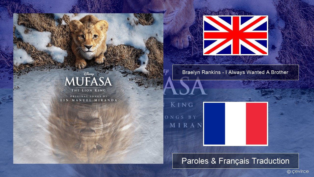 Braelyn Rankins – I Always Wanted A Brother Anglais Paroles & Français Traduction