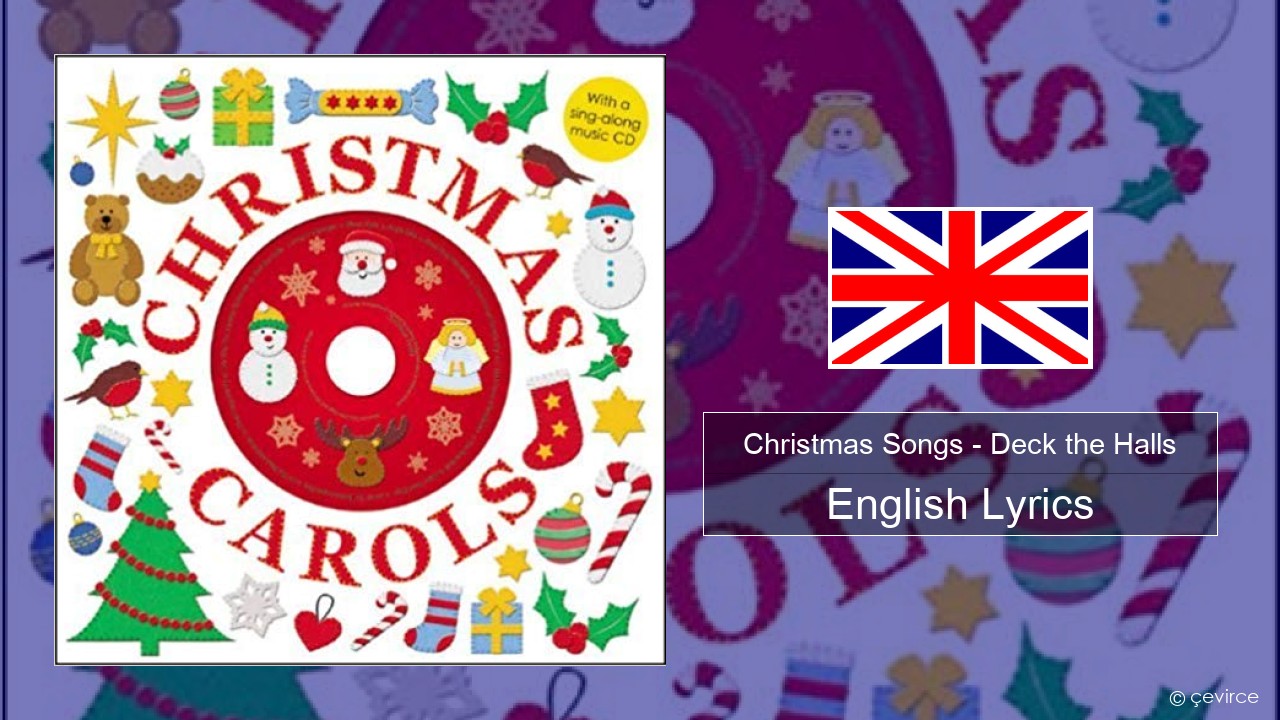 Christmas Songs – Deck the Halls English Lyrics