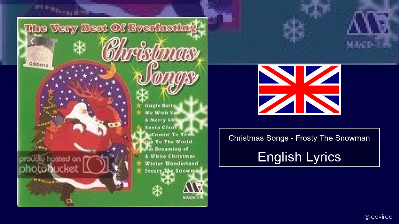 Christmas Songs – Frosty The Snowman English Lyrics