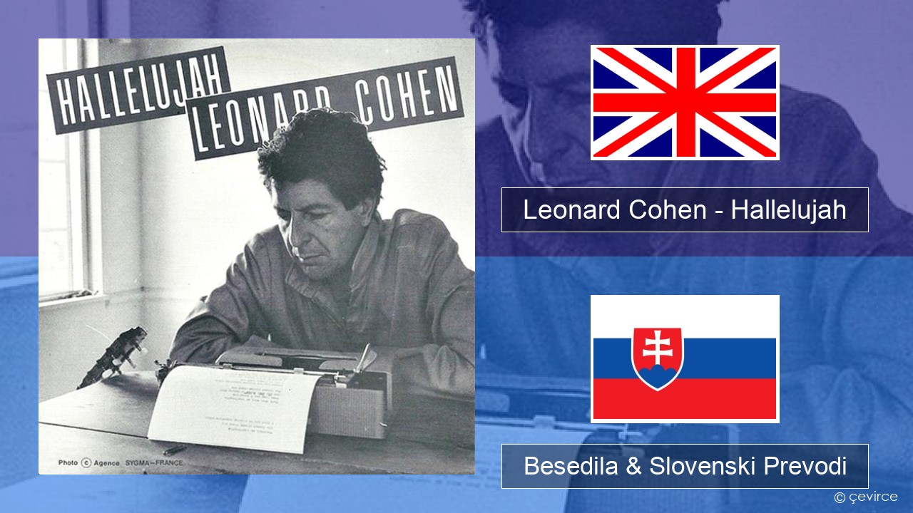 Leonard Cohen – Hallelujah Slovenščina Besedila & Slovenski Prevodi