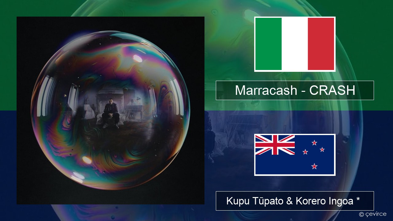 Marracash – CRASH Ingoa *  Kupu Tūpato & Korero Ingoa *