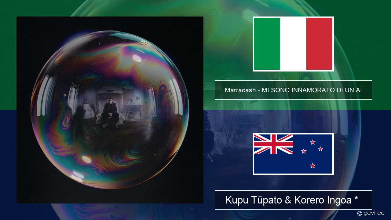 Marracash – MI SONO INNAMORATO DI UN AI Ingoa *  Kupu Tūpato & Korero Ingoa *