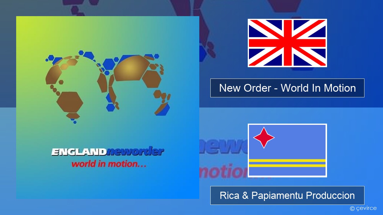 New Order – World In Motion Ing Rica & Papiamentu Produccion