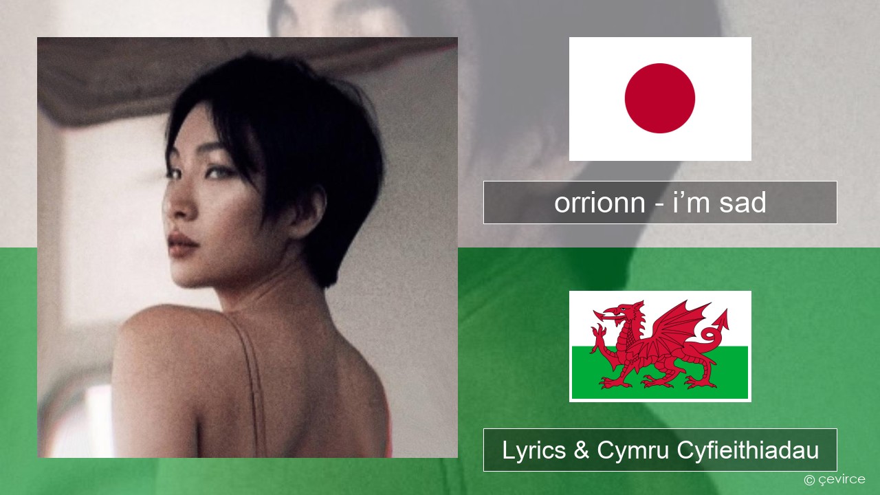 orrionn – i’m sad Siapan Lyrics & Cymru Cyfieithiadau