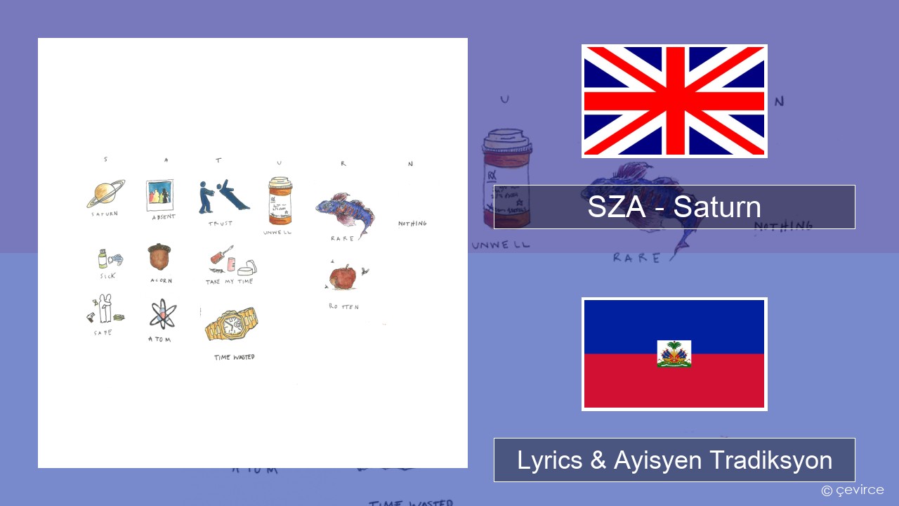 SZA – Saturn Angle Lyrics & Ayisyen Tradiksyon
