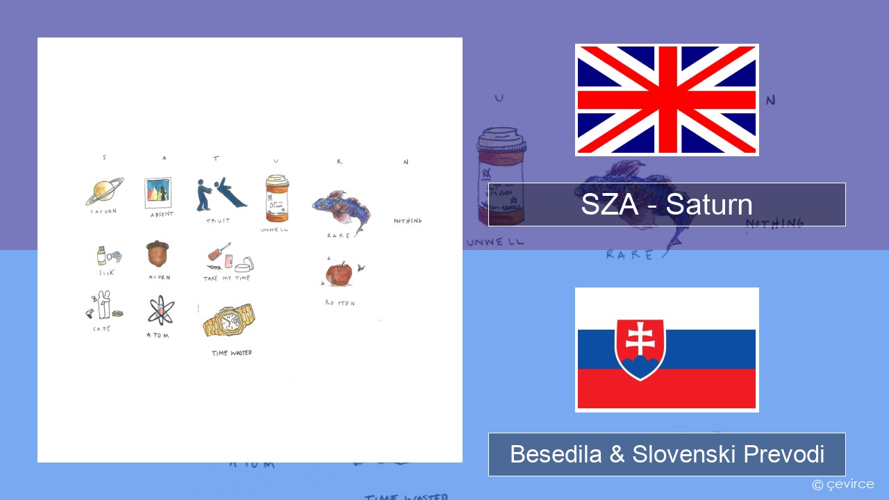 SZA – Saturn Slovenščina Besedila & Slovenski Prevodi
