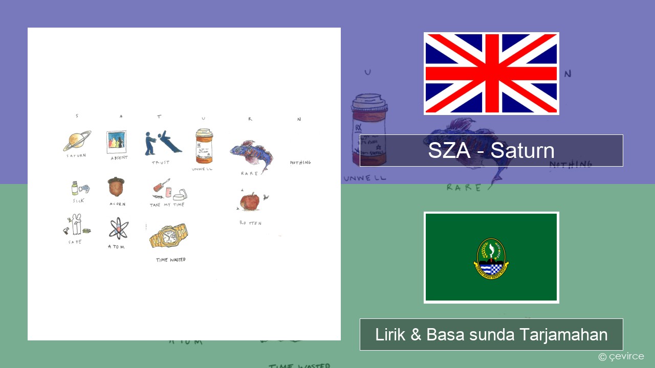 SZA – Saturn Basa inggris Lirik & Basa sunda Tarjamahan