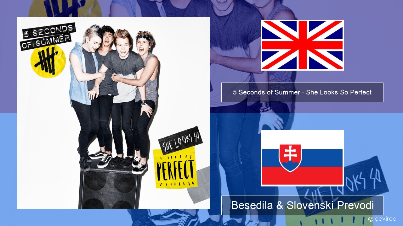 5 Seconds of Summer – She Looks So Perfect Slovenščina Besedila & Slovenski Prevodi
