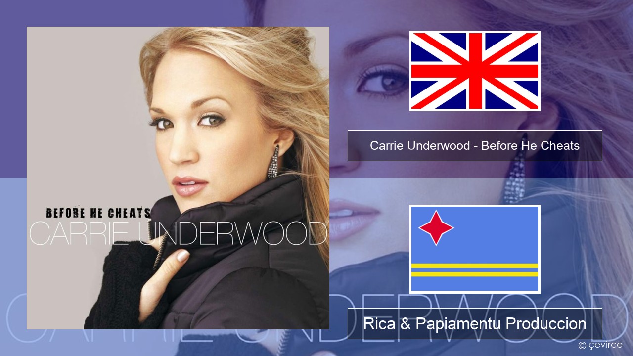 Carrie Underwood – Before He Cheats Ing Rica & Papiamentu Produccion