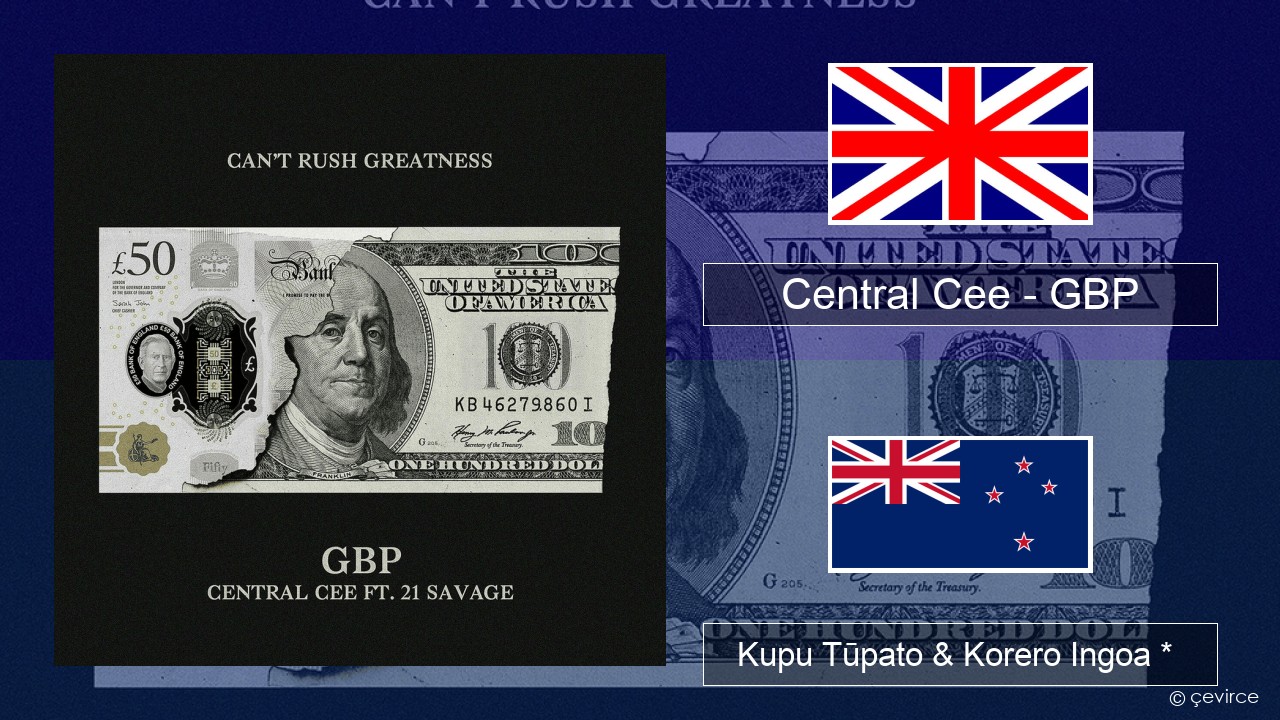 Central Cee – GBP Ingoa *  Kupu Tūpato & Korero Ingoa *