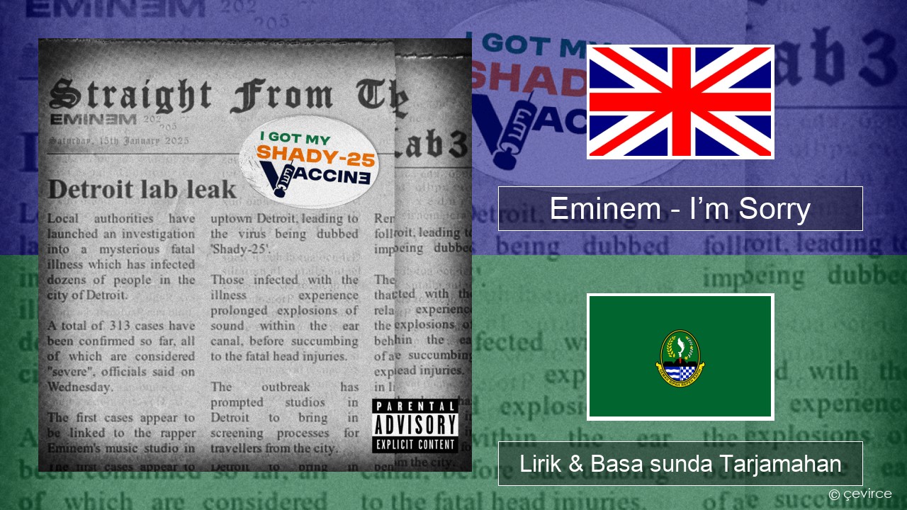 Eminem – I’m Sorry Basa inggris Lirik & Basa sunda Tarjamahan