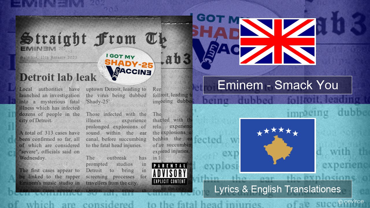 Eminem – Smack You Anglorum Lyrics & English Translationes