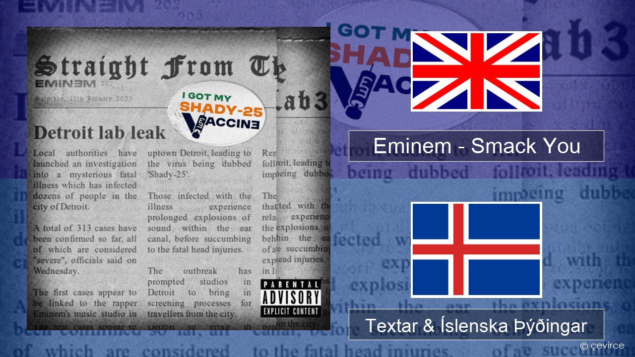Eminem – Smack You (Suge Knight & Ja Rule Diss) Íslenska Textar & Íslenska Þýðingar