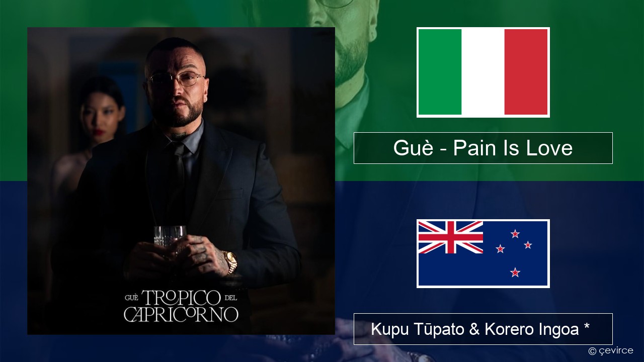 Guè – Pain Is Love Ingoa *  Kupu Tūpato & Korero Ingoa *