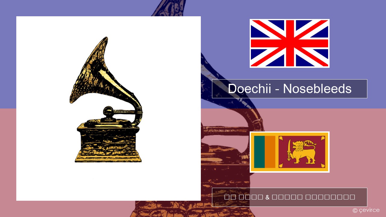 Doechii – Nosebleeds ඉංග්රීසි පද රචනය & සිංහල පරිවර්තන