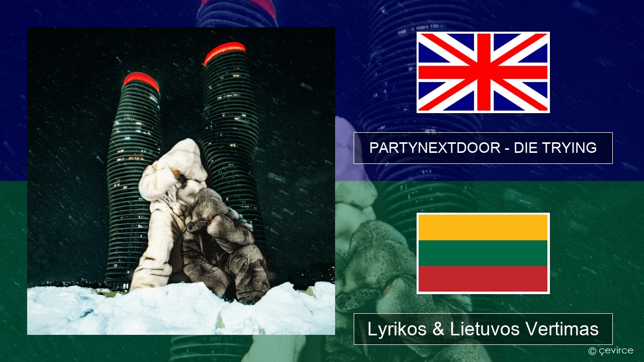PARTYNEXTDOOR – DIE TRYING Anglų Lyrikos & Lietuvos Vertimas