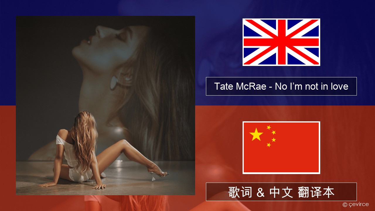 Tate McRae – No I’m not in love 英语 歌词 & 中文 翻译本