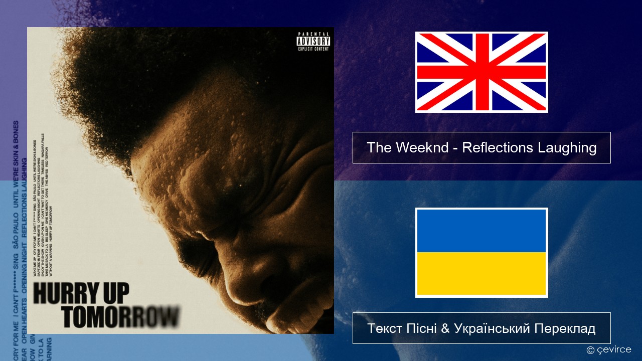 The Weeknd – Reflections Laughing Англійський Текст Пісні & Український Переклад