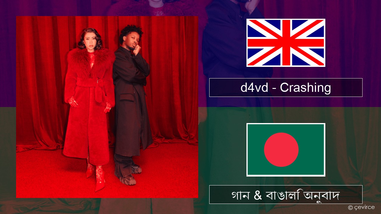 d4vd – Crashing ইংরেজি গান & বাঙালি অনুবাদ