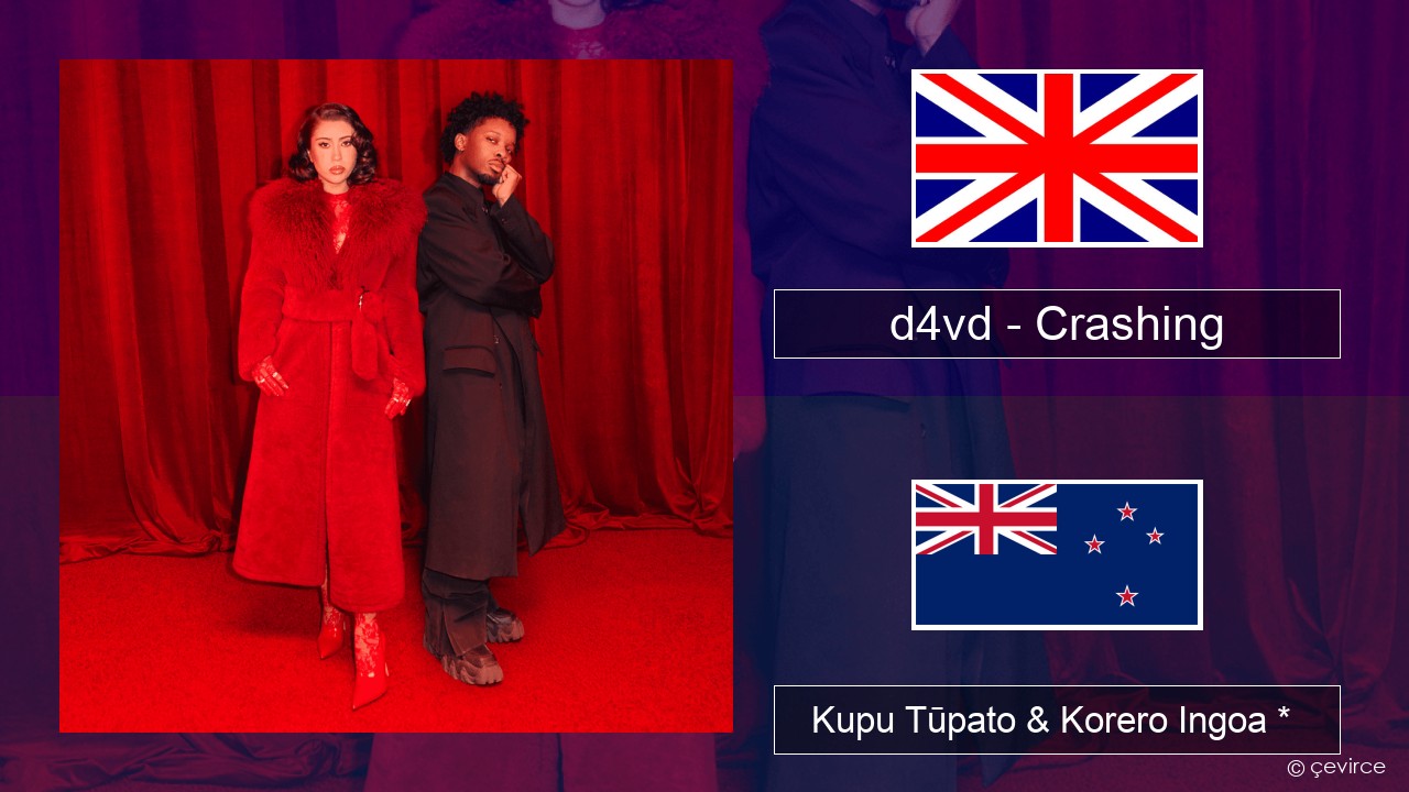 d4vd – Crashing Ingoa *  Kupu Tūpato & Korero Ingoa *