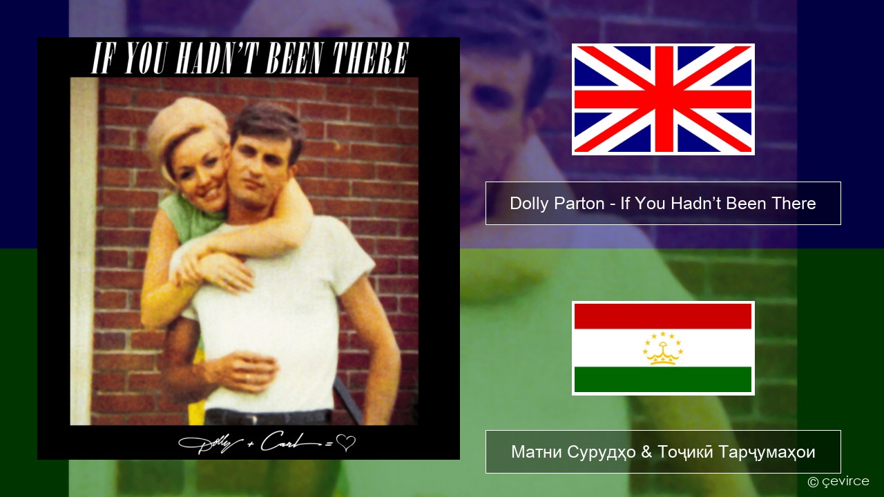 Dolly Parton – If You Hadn’t Been There English Матни Сурудҳо & Тоҷикӣ Тарҷумаҳои