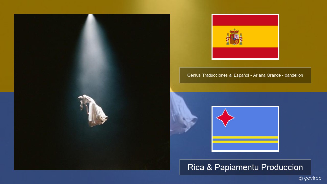Genius Traducciones al Español – Ariana Grande – dandelion (Traducción al Español) Spañó Rica & Papiamentu Produccion