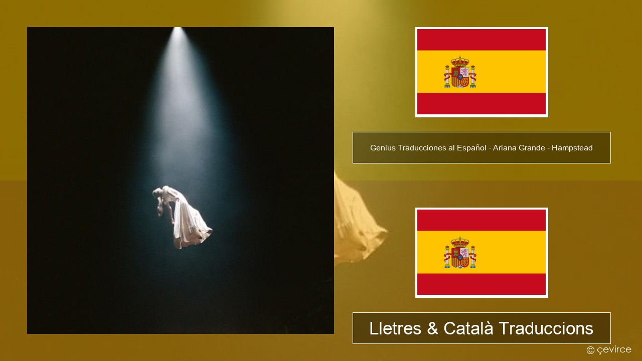 Genius Traducciones al Español – Ariana Grande – Hampstead (Traducción al Español) Espanyol Lletres & Català Traduccions