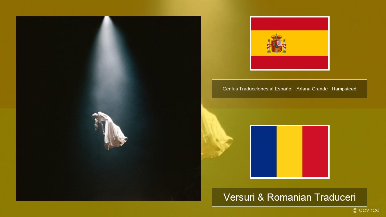 Genius Traducciones al Español – Ariana Grande – Hampstead (Traducción al Español) Spaniolă Versuri & Romanian Traduceri