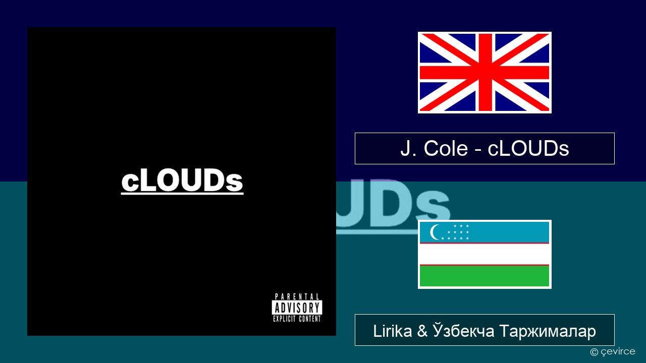 J. Cole – cLOUDs Инглиз тили Lirika & Ўзбекча (Кирил) Таржималар