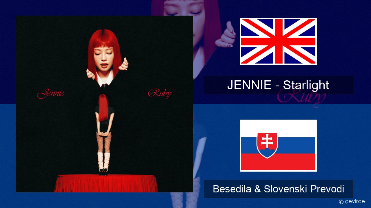 JENNIE – Starlight Slovenščina Besedila & Slovenski Prevodi