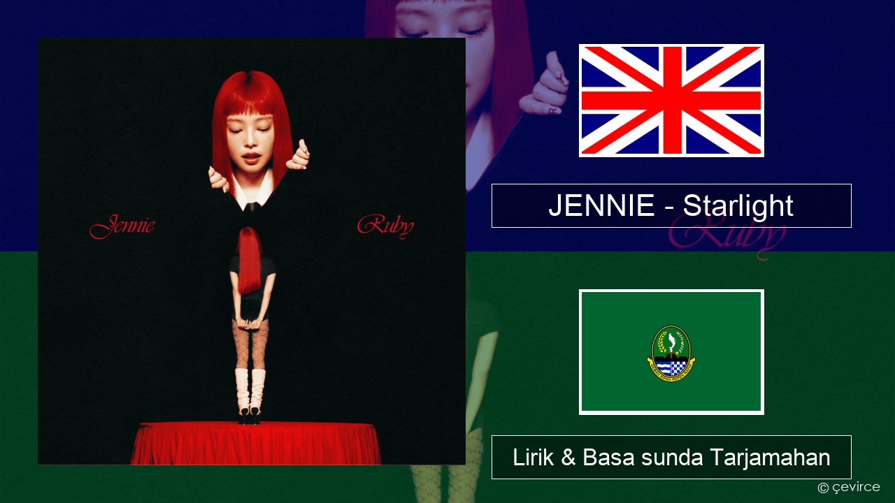 JENNIE – Starlight Basa inggris Lirik & Basa sunda Tarjamahan