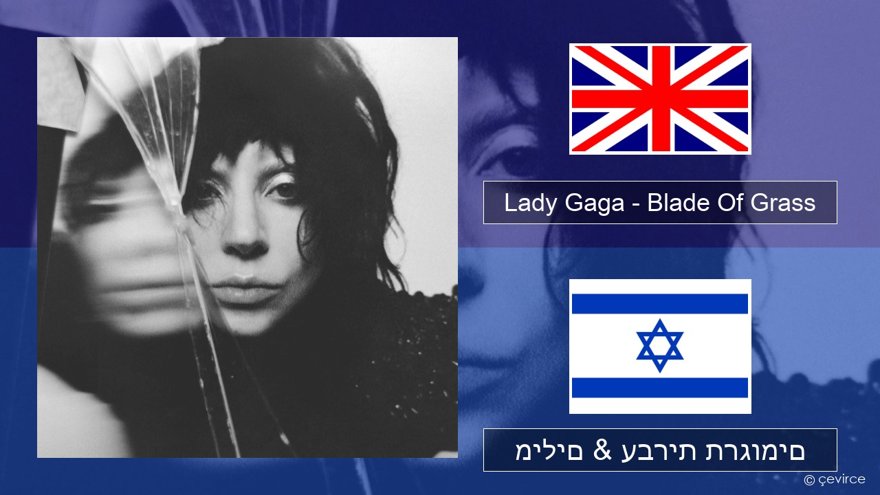 Lady Gaga – Blade Of Grass אנגלית מילים & עברית תרגומים