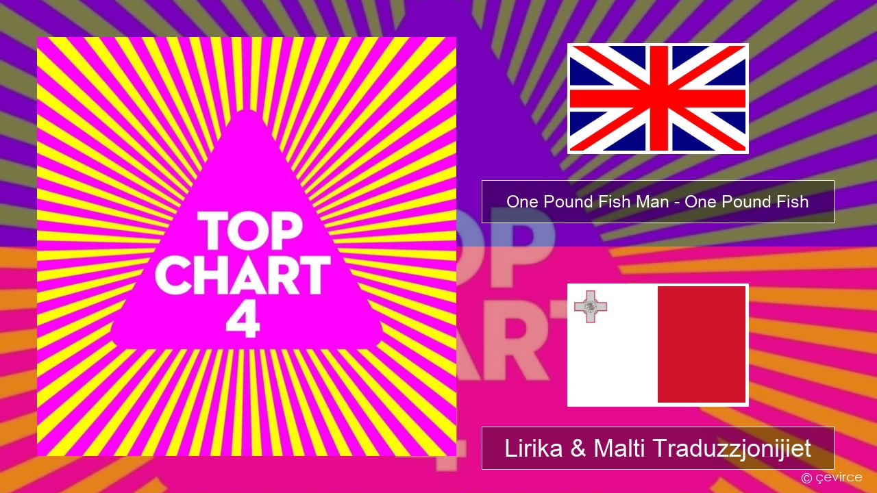 One Pound Fish Man – One Pound Fish Ingliż Lirika & Malti Traduzzjonijiet