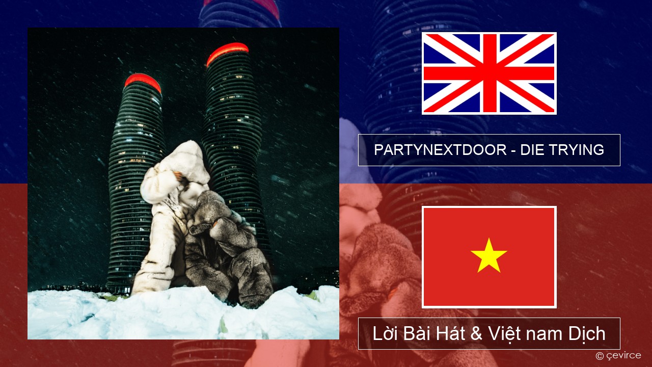 PARTYNEXTDOOR – DIE TRYING Tiếng anh Lời Bài Hát & Việt nam Dịch