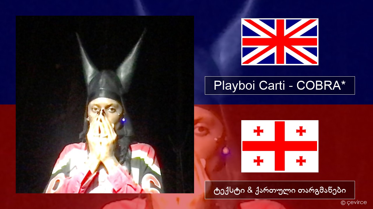 Playboi Carti – COBRA* ქართული ტექსტი & ქართული თარგმანები